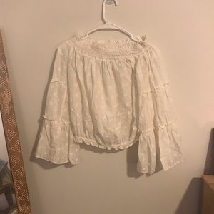 NWOT Zara Off the Shoulder Blouse